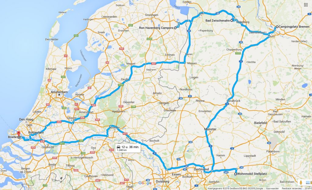 RouteDuitslandJuni2016