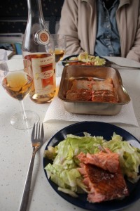 Zalm uit rookoven