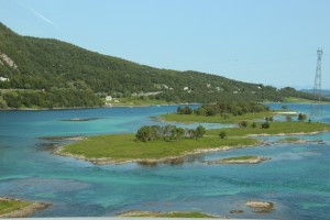 Lofoten - Helder blauwe zee 