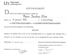 1975-1982-DiplomasStudieBiologieWageningenPieter